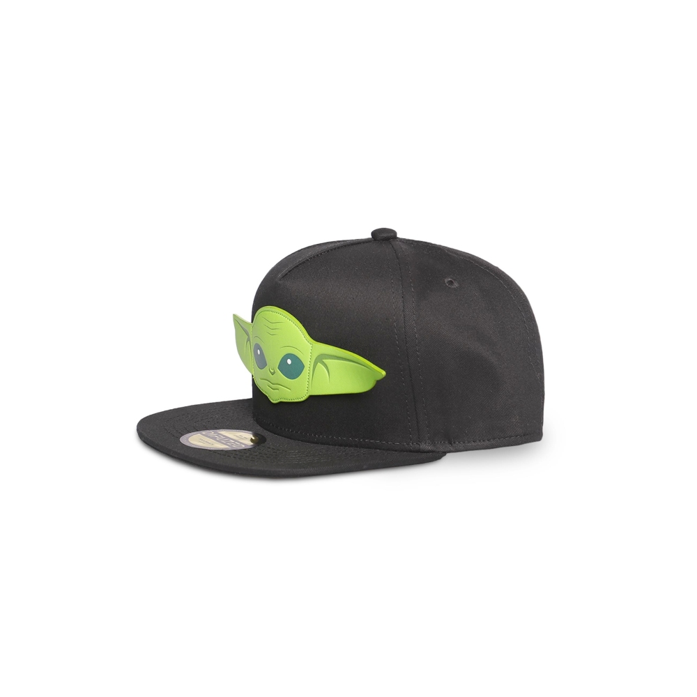 Star Wars - The Mandalorian Yoda Novelty Snapback Pet - Zwart